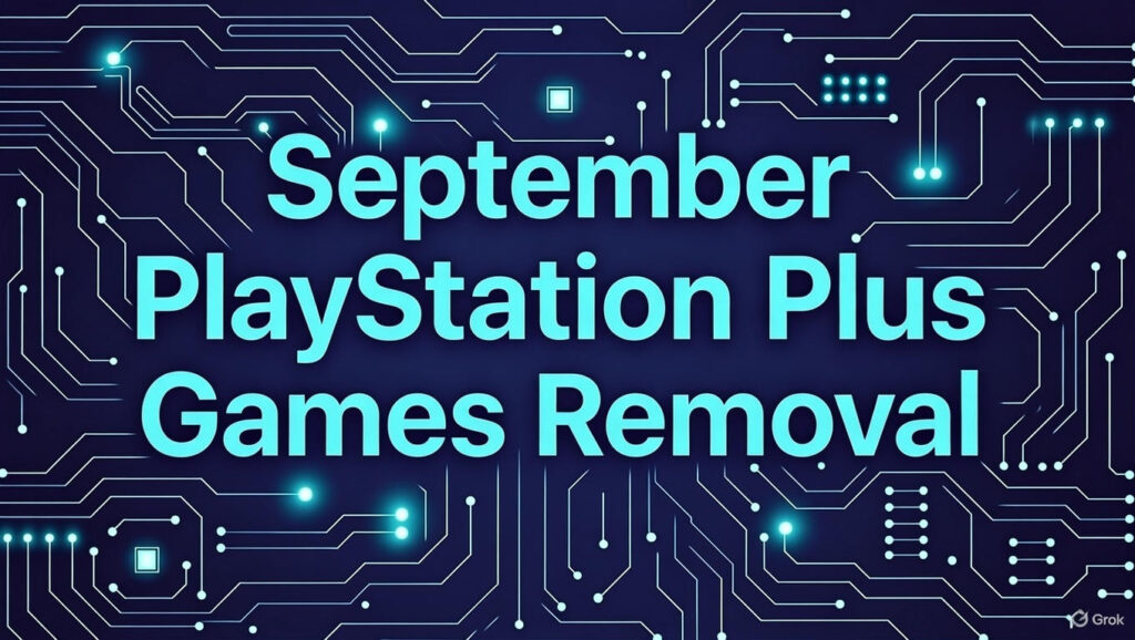 September PlayStation Plus Games Removal